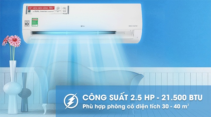 Giới thiệu Điều hòa LG V24API1 24000btu 1 chiều inverter
