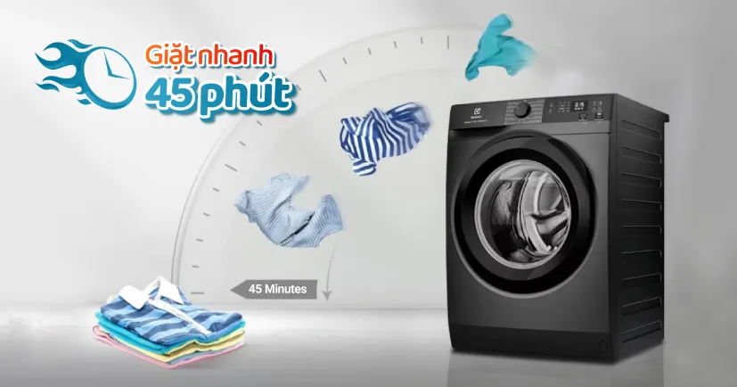 Máy giặt Electrolux EWF1024D3SC giặt nhanh