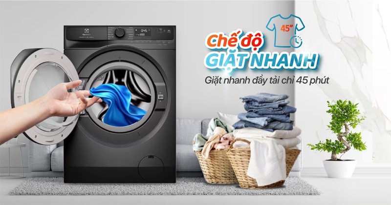 Máy giặt Electrolux EWF9023P5SC giặt nhanh