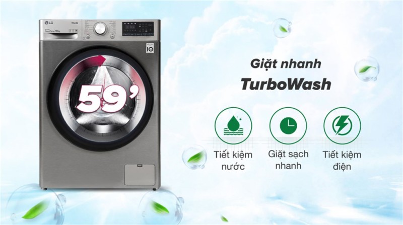 Máy giặt LG FV1410S4P Turbo Wash