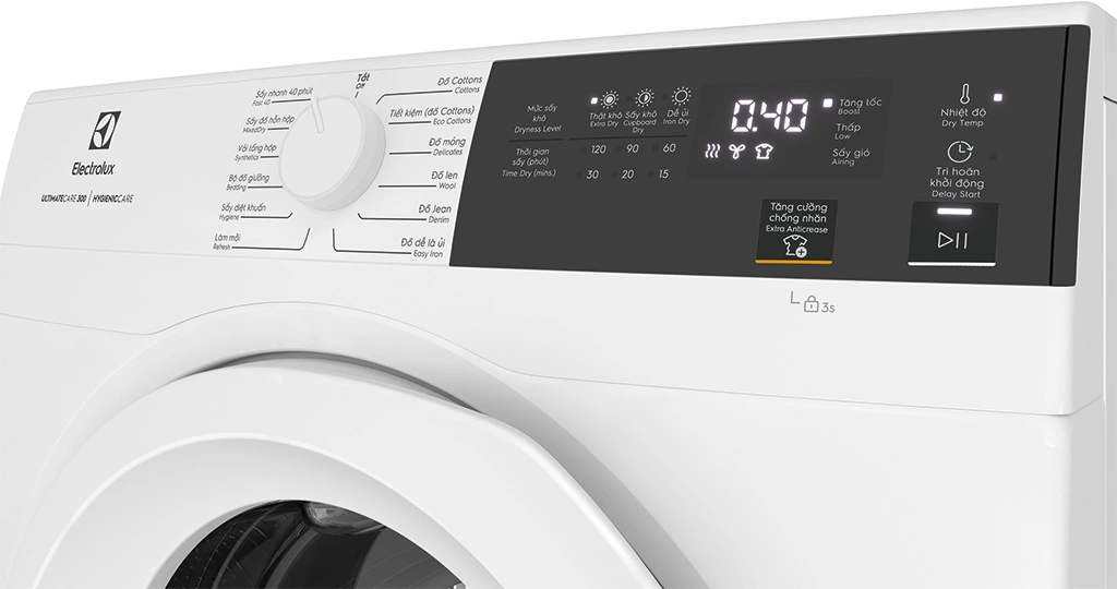 Máy sấy thông hơi Electrolux EDV904H3WC 9kg