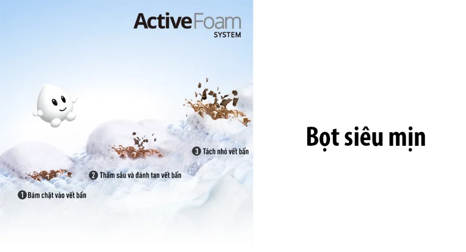 Máy giặt Panasonic NA-F90S10BRV Active Foam