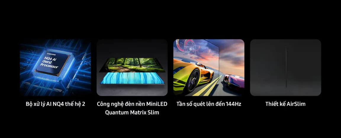 Công nghệ hình ảnh trên trên Samsung 55 inch 55QN70F Qled