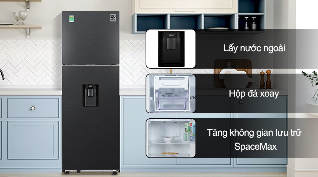 Tủ lạnh LG 334 lít LTD33BLM thiết kế