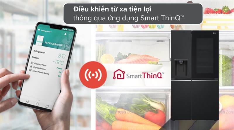 Tủ lạnh LG Inverter 635 lít GR-G257BL Smart ThinQ