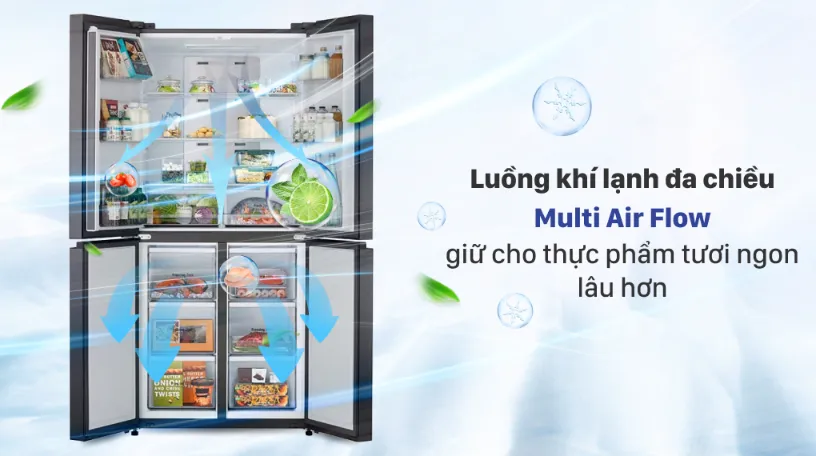 Tủ lạnh LG LFB47BLG multi Air Flow