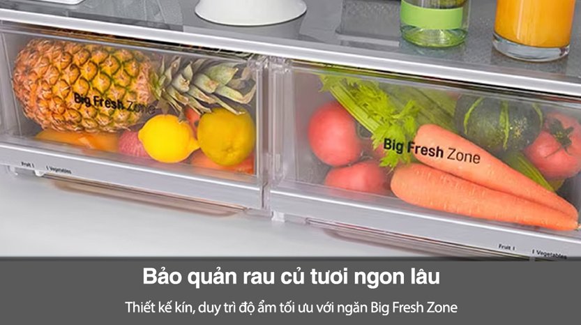 Tủ lạnh Multi Door LG Inverter 474 lít LFB47BLG