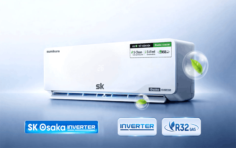 Điều hòa Sumikura 9000BTU 1 chiều inverter APS/APO-092 OSAKA